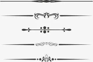 分割线矢量免抠