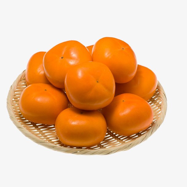 一盘柿子免抠