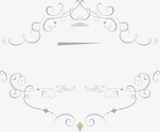 黑色藤蔓框架免抠