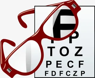 视力表png元素免抠