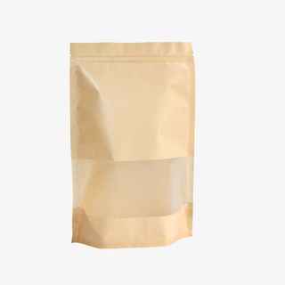 黄色立体大方牛皮纸包装袋免抠