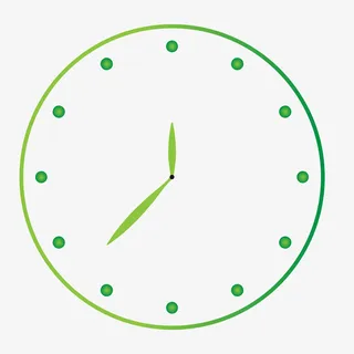 彩色时针图标免抠