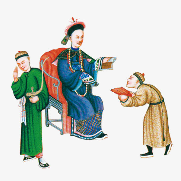 古代官场觐见免抠