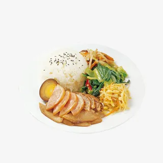 烧鸭饭套餐免抠