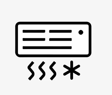 空调图标矢量图免抠