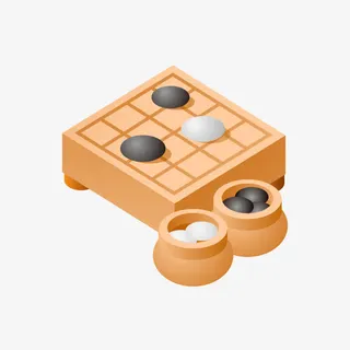 h5素材矢量五子棋免抠