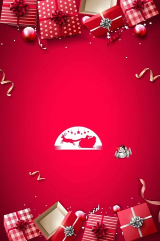 红色圣诞节徐晓创意高清