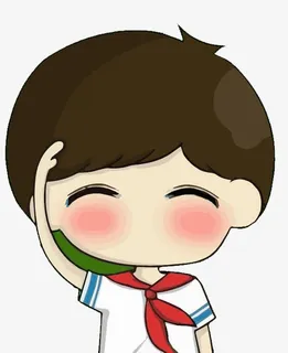 敬礼的可爱女生免抠