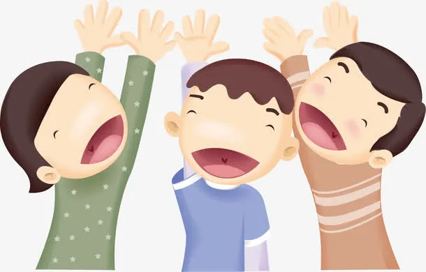 手绘卡通呼吁爱心免抠