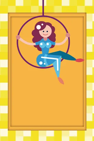 时尚黄色线条简约背景高清