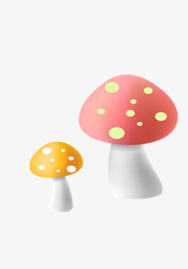 卡通蘑菇免抠