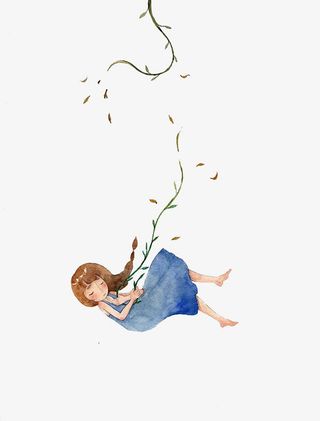 心碎的女孩免抠