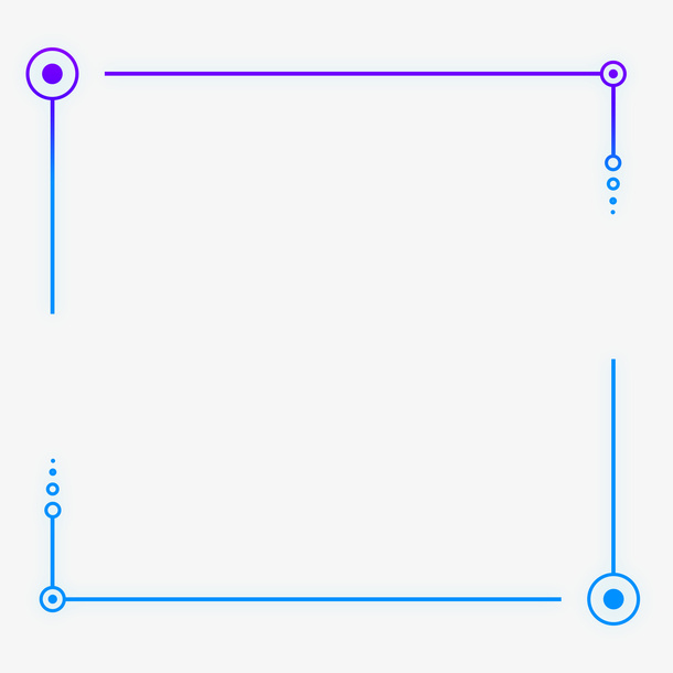 科技感科技风线框免抠