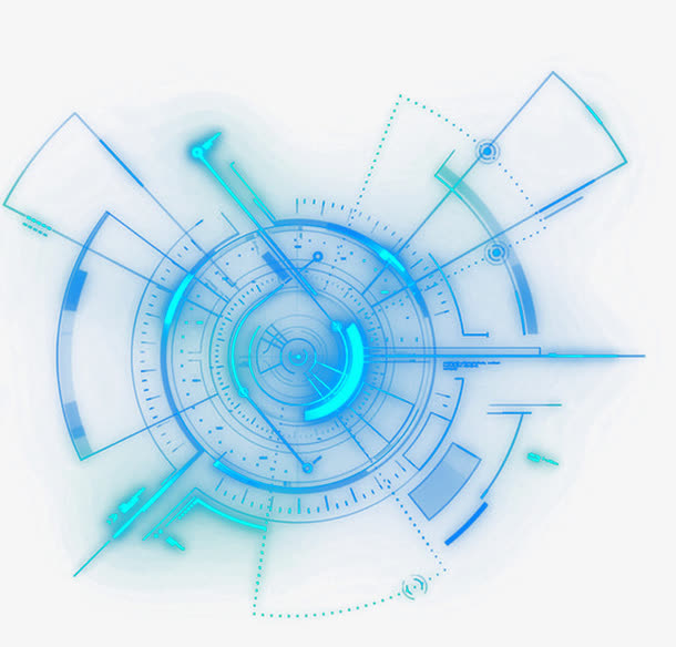 科技商务背景免抠