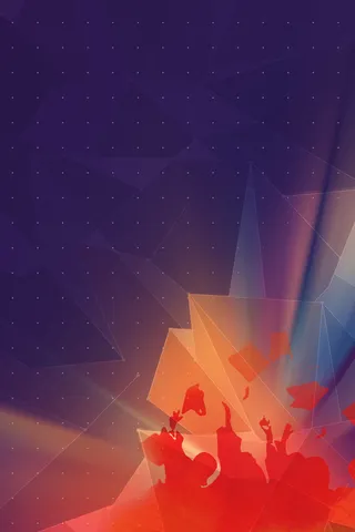 毕业季几何背景素材高清