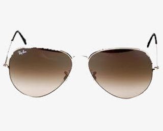 灰色雷朋细边墨镜免抠