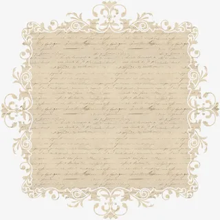 泛黄英文字免抠