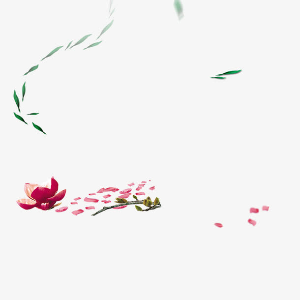 花瓣树叶素材免抠