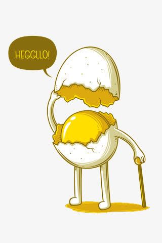 扁平化鸡蛋免抠