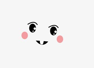 可爱卡通动漫微笑表情免抠