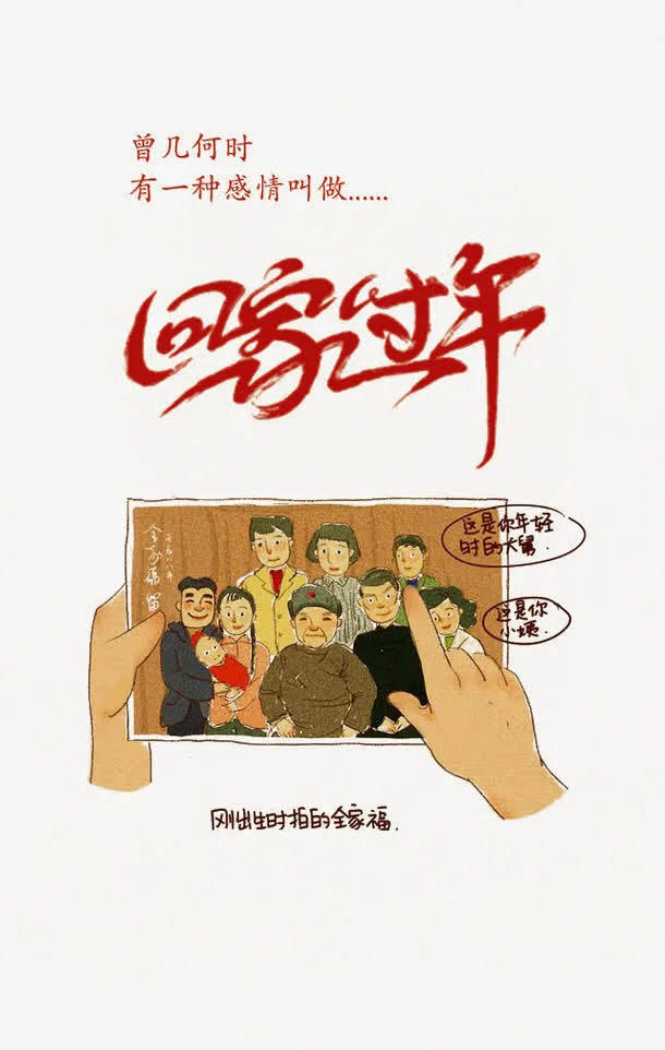 回家过年免抠