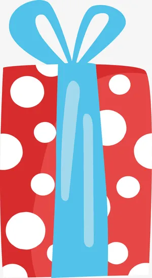 红色礼物盒免抠
