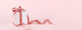 礼物清新粉色海报banner背景高清