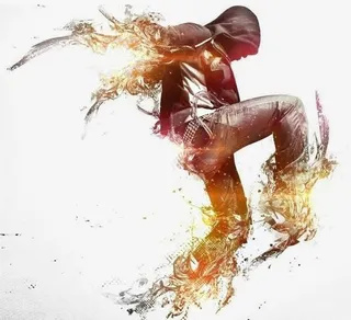 街舞火爆素材免抠