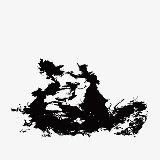 黑色墨迹免抠