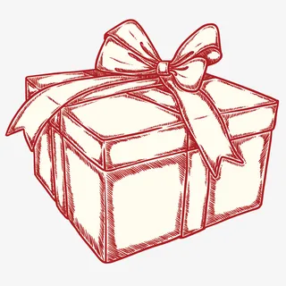 卡通文艺精美礼盒设计包装设计免抠