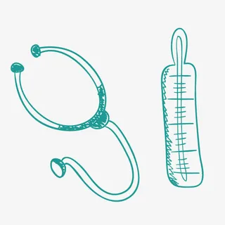 简笔画医用品免抠