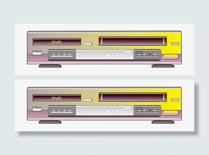 播放碟片的机器免抠