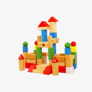 儿童积木城堡免抠