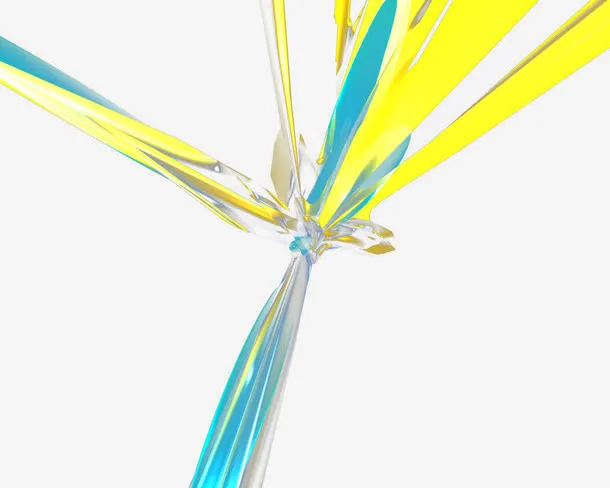 科技背景光影特效 放射光线免抠