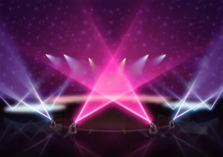 炫丽时尚舞台背景高清