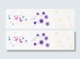 矢量梦幻紫色底纹免抠