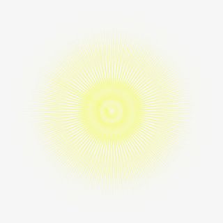 金黄色光晕设计效果图免抠