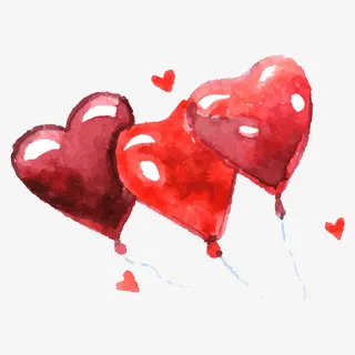 心形气球免抠