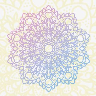 矢量曼荼罗的背景设计