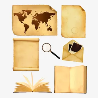 牛皮纸制品系列免抠