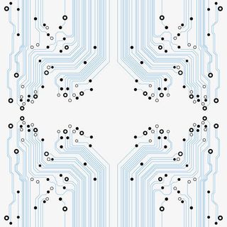 矢量科技纹理和光点免抠