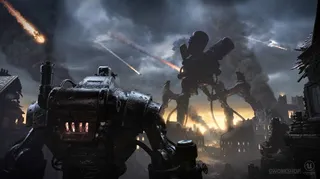 黑色炫酷战斗烽火免抠