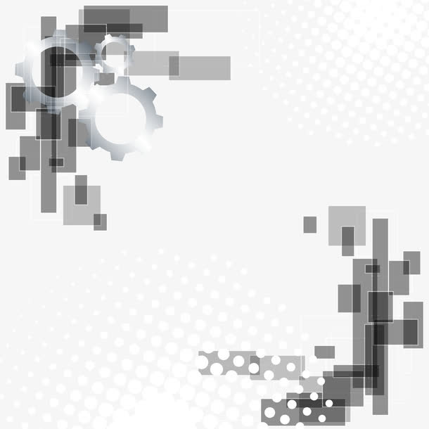 时尚齿轮科技背景矢量图