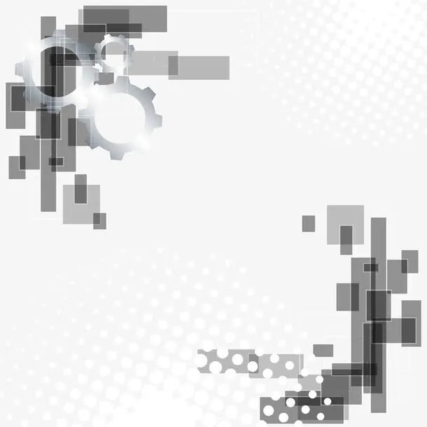时尚齿轮科技背景矢量图