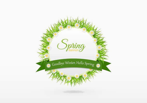 迎接春天的到来免抠