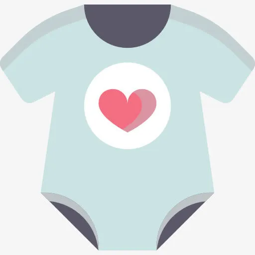 婴儿的衣服图标免抠