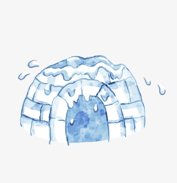 雪屋图片免抠