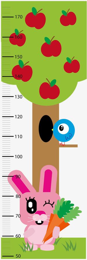 儿童量身高尺免抠