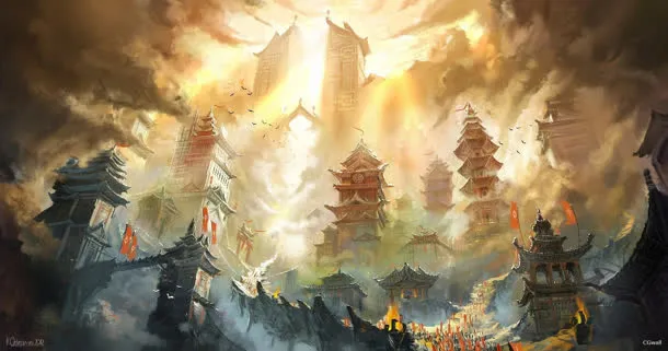 魔幻大会宝塔旗帜免抠