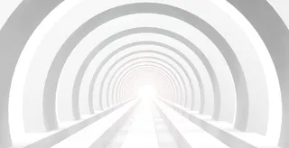 白色透视圆圈科技感背景高清